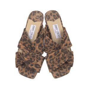 ❤️Jimmy Choo Suede Leopard Sandals❤️